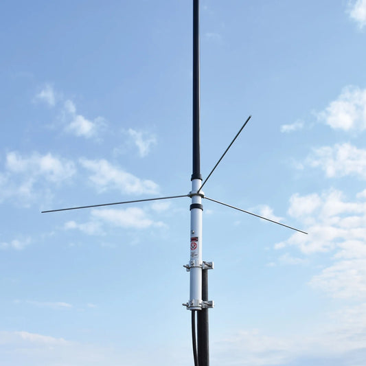Tram® 1481 Antena de 3 secciones, 200 vatios, conector UHF SO-239 de 50 ohmios,base colineal fibra de vidrio doble banda VHF 144-148/ UHF450-450 MHz Precio + iva