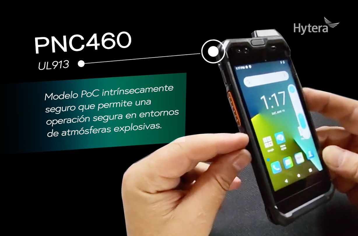 Smartphone PNC460 XRugged Radio PoC y Smartphone Inteligente con Android 12 IP68 Precio + iva