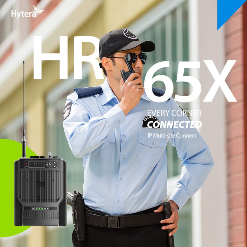 Hytera HR656 VHF 136-174MHz 1024CH Analogico y Digital 25W Repetidor digital y analogico móvil con mochila, antena, GPS, Bluetooth duplexor Precio + iva