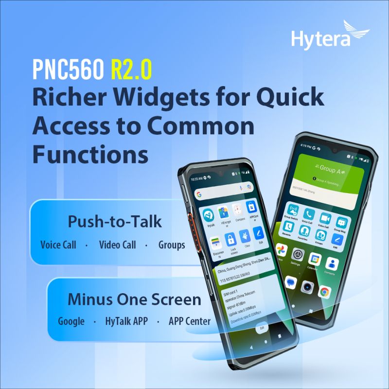 Hytera PNC560SCANNER Smartphone Radio PoC PTT sobre celular lo mejor de dos mundos con velocidad ultrarrápida y baja latencia con mecanismo de seguridad multicapa integrado (Smartphone para trabajos profesionales) Precio + iva