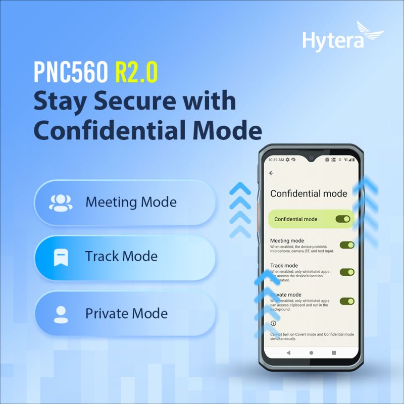 Hytera PNC560SCANNER Smartphone Radio PoC PTT sobre celular lo mejor de dos mundos con velocidad ultrarrápida y baja latencia con mecanismo de seguridad multicapa integrado (Smartphone para trabajos profesionales) Precio + iva