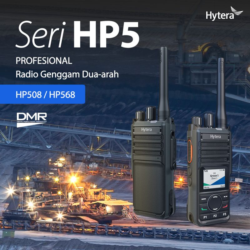Hytera HP506 VHF 136-174 MHz 256CH Digital /Analogico 5W Radio Digital Profesional DMR Tier II /Analogico IP67, MIL-STD-810G para Industrias y Comercios sin pantalla Precio +iva
