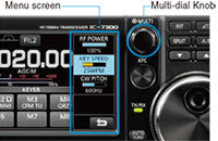 ICOM IC-7300 Transceptor HF/50MHz El innovador transceptor de alta frecuencia con osciloscopio (Importacion a pedido) Precio +IVA