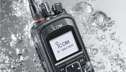 ICOM IC-SAT100 Radio Satelital, comunicación Vía PTT en Todo el Mundo **Plan Satelital no incluido** (Importación de 4-5 semanas) Precio + iva