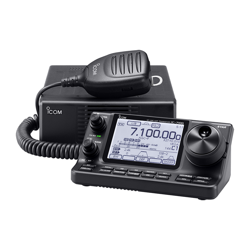 ICOM IC-7100 Radio base móvil Multimodo HF/VHF/UHF Pantalla táctil intuitiva, respuesta rápida, radio multibanda (Importación a pedido) Precio + iva