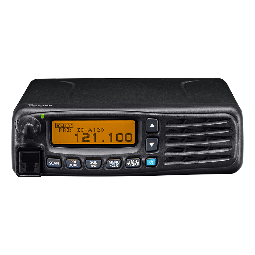 ICOM IC-A120B VHF 118.000-136.992 MHz 200CH Radio base aéreo con gabinete y fuente de alimentación incluida, Bluetooth opcional Precio + iva