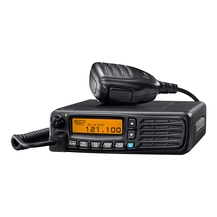 ICOM IC-A120B VHF 118.000-136.992 MHz 200CH Radio base aéreo con gabinete y fuente de alimentación incluida, Bluetooth opcional Precio + iva