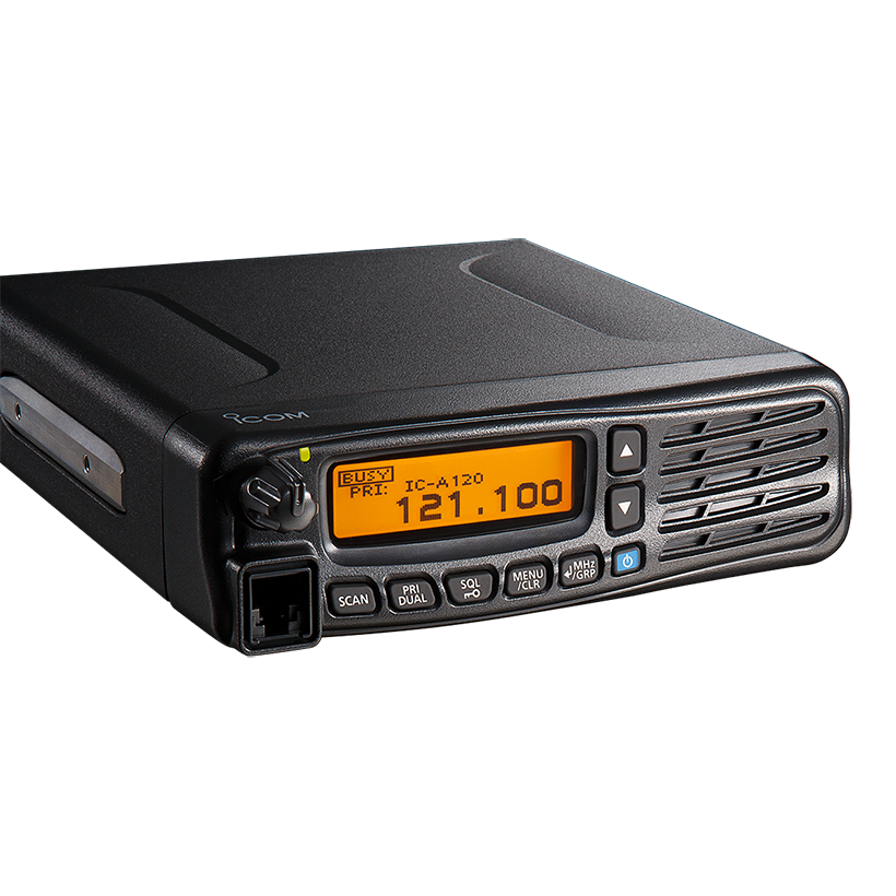 ICOM IC-A120B VHF 118.000-136.992 MHz 200CH Radio base aéreo con gabinete y fuente de alimentación incluida, Bluetooth opcional Precio + iva