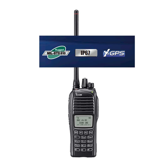 ICOM IC-F3261DT VHF 136-174 MHz 512CH Digital NXDN™ y Análogo 5W Radio portátil Digital con pantalla y teclado completo (A pedido por importación 6 semanas) Precio + iva