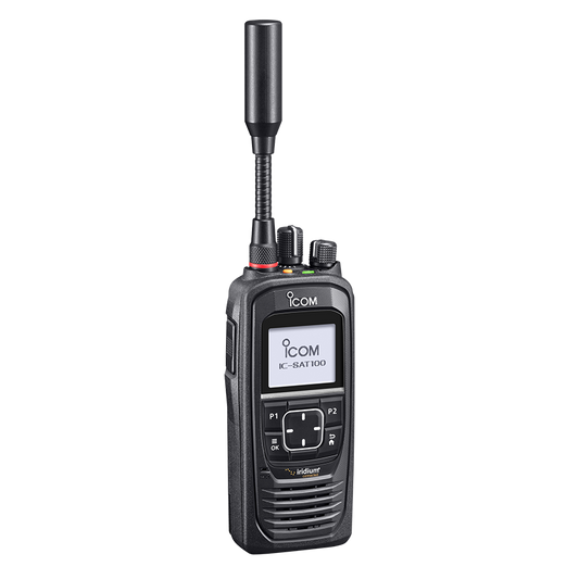 ICOM IC-SAT100 Radio Satelital, comunicación Vía PTT en Todo el Mundo **Plan Satelital no incluido** (Importación de 4-5 semanas) Precio + iva