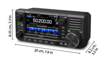 ICOM IC-705 Radio móvil base multimodo HF/50/144/440 MHz Rendimiento y funciones de "estación base" en la palma de la mano (Importación a pedido) Precio + iva