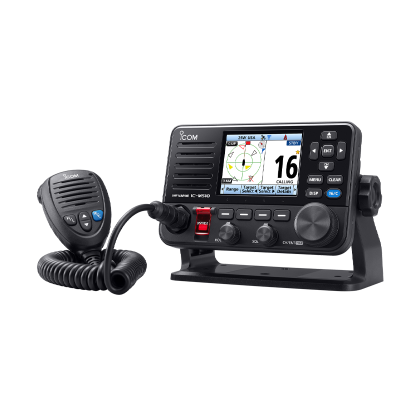 ICOM IC-M510 (Sin AIS) 25W Radio marina de montaje fijo VHF, DSC de clase D, Wifi (Por importación 5 semanas) Precio + iva