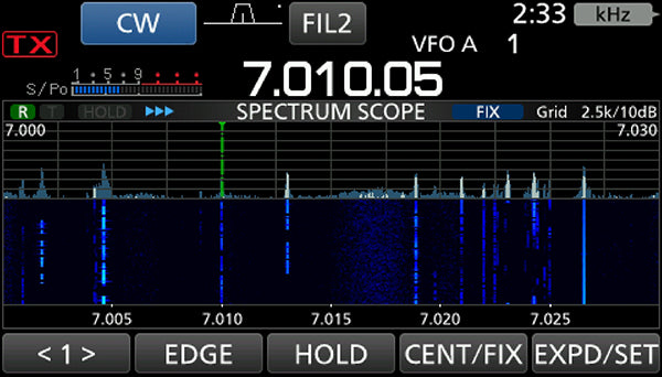 ICOM IC-7300 Transceptor HF/50MHz El innovador transceptor de alta frecuencia con osciloscopio (Importacion a pedido) Precio +IVA