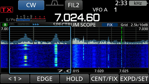 ICOM IC-7300 Transceptor HF/50MHz El innovador transceptor de alta frecuencia con osciloscopio (Importacion a pedido) Precio +IVA
