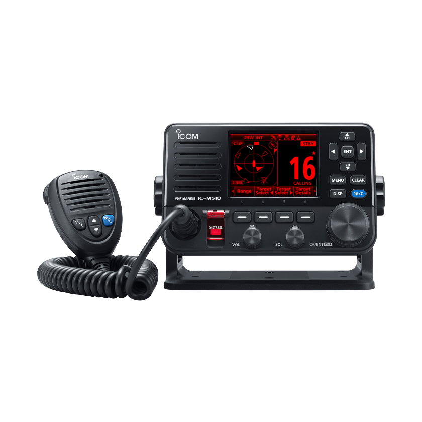 ICOM IC-M510 (Sin AIS) 25W Radio marina de montaje fijo VHF, DSC de clase D, Wifi (Por importación 5 semanas) Precio + iva