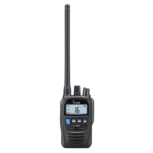 ICOM IC-M85UL Tx 156,025-157,425 MHz 136 -174 MHz 100CH 5W/1W Radio Marina con certificación intrínsecamente segura UL913 MOB Man Down Lone Worker Precio + iva