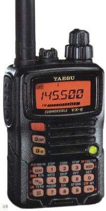 Yaesu VX-6R 144/222/430 MHz 5W Radio dual band VHF UHF IPX7 "El equipo de radio para el fin del mundo" Precio + iva