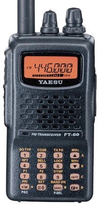 Yaesu FT-60R VHF/UHF108-520 MHz/700-999,999MHz 1000CH 5W Radio portátil analogico dual band identificación automática de emergencia (EAI), CTCSS/DCS, EPCS Vertex Standad WIRES Precio +iva