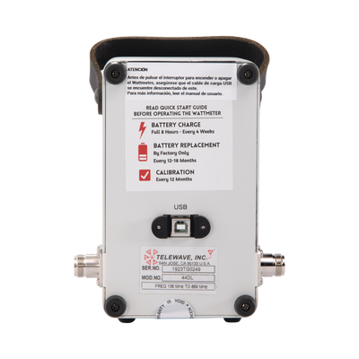 Telewave 44DL Wattmetro Digital & Analógico para medir señales CW, FM y FSK, con precisión TDMA (DMR, P25/TETRA) Precio + iva incluido (Importación a pedido 10-12 semanas)