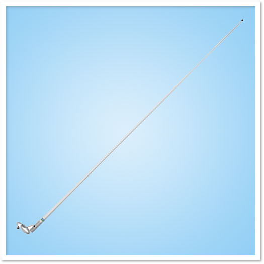 Shakespeare 5206-N Classic Antena Marina VHF 8', 1 sección, 6dB, Cable RG 58 de 15', conector tipo PL-259, sin montaje, incluye conector y cable, potencia máx entrada 50W Precio + iva
