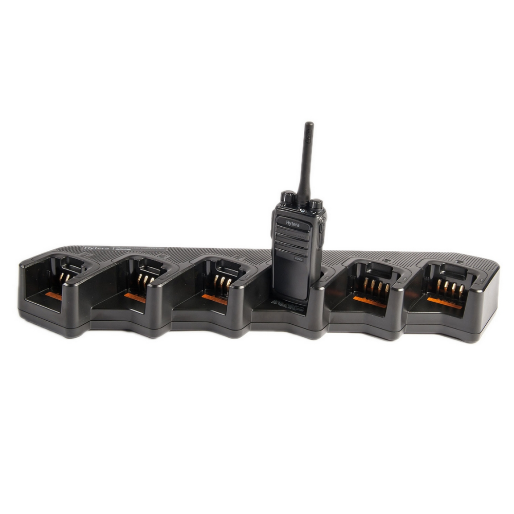 Hytera MCL19 Cargador de 6 unidades para baterías de iones de litio y polímero de litio para las series BD506 Precio + iva