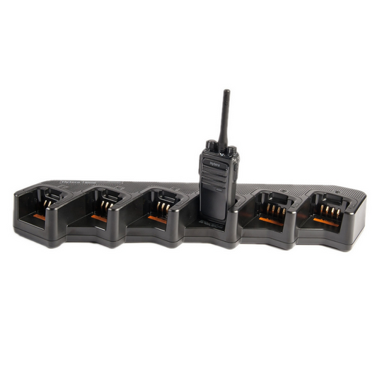 Hytera MCL19 Cargador de 6 unidades para baterías de iones de litio y polímero de litio para las series BD506 Precio + iva