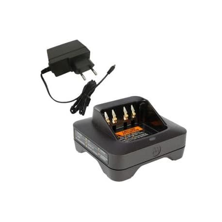 Motorola PMPN4577 Cargador individual IMPRES™ 240v compatible con DEP550e/570e DGP5050e/5550e/8050e/8550e R7 APX900/1000/2000 Precio +iva