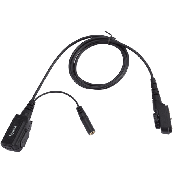 Hytera ACN-01 Conector con PTT jack común de 3,5 mm necesita auricular ES-01, ES-02, EH-01, EH-02 o EHS20 (no suministrado) para PD7 PD9 PT560 PT580 Precio + iva