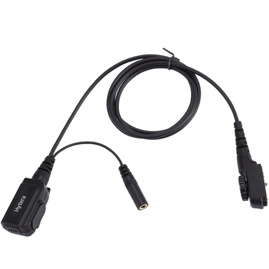 Hytera ACN-01 Conector con PTT jack común de 3,5 mm necesita auricular ES-01, ES-02, EH-01, EH-02 o EHS20 (no suministrado) para PD7 PD9 PT560 PT580 Precio + iva
