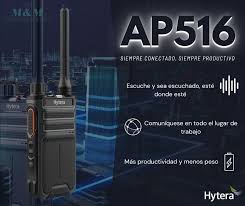 Hytera AP516 VHF 136-174 MHz 32CH analógico 5W Radio portátil Analogico con potente audio para negocios y seguridad "Less is More" Precio + iva