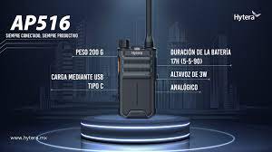 Hytera AP516 VHF 136-174 MHz 32CH analógico 5W Radio portátil Analogico con potente audio para negocios y seguridad "Less is More" Precio + iva