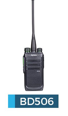 Hytera BD506 VHF 136-174 MHz 48 CH Analogico y DMR Tier II 5W Radio sin pantalla con cancelación de ruido, de gran ganancia en cobertura de distancia Precio + iva