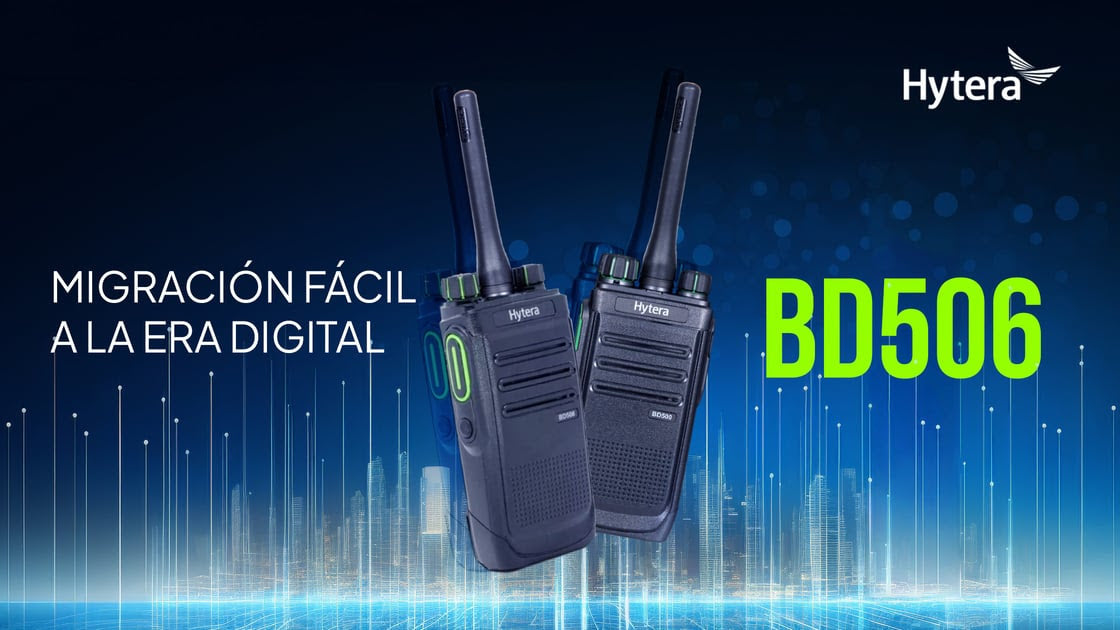 Hytera BD506 VHF 136-174 MHz 48 CH Analogico y DMR Tier II 5W Radio sin pantalla con cancelación de ruido, de gran ganancia en cobertura de distancia Precio + iva
