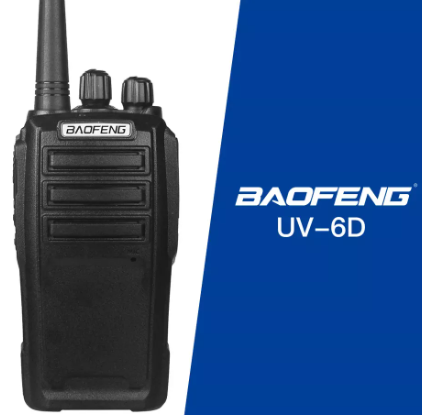 BAOFENG UV-6D VHF 136-174/UHF 400-470 Mhz 128CH Analogico 5W Radio de dos vías dual band ideal para uso comercial negocios y emprendimientos Precio + iva