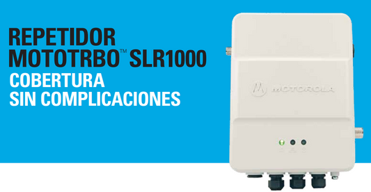 Motorola SLR1000 MOTOTRBO™ UHF 400-512 MHz 64 canales 10W Repetidor Cobertura sin complicaciones Precio + iva