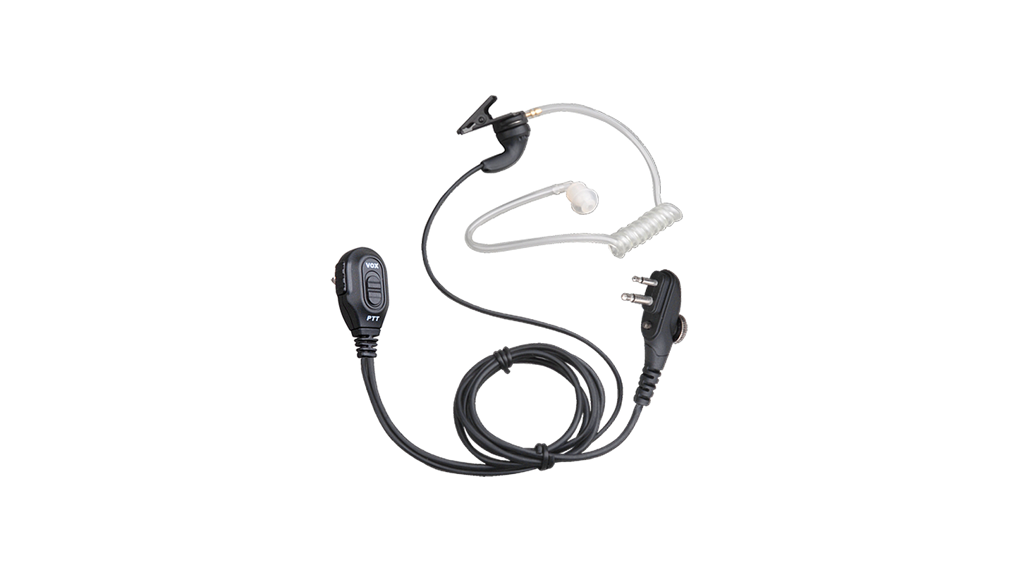 Hytera EAM12 Auricular con PTT y VOX integrados en el micrófono y tubo acústico transparente para BD506 TC-508 Precio + iva