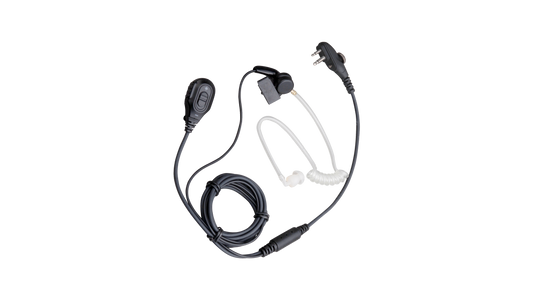 Hytera EAM13 Auricular de vigilancia de 2 cables con VOX y tubo acústico transparente (negro) para BD506 y TC-508 Precio + iva