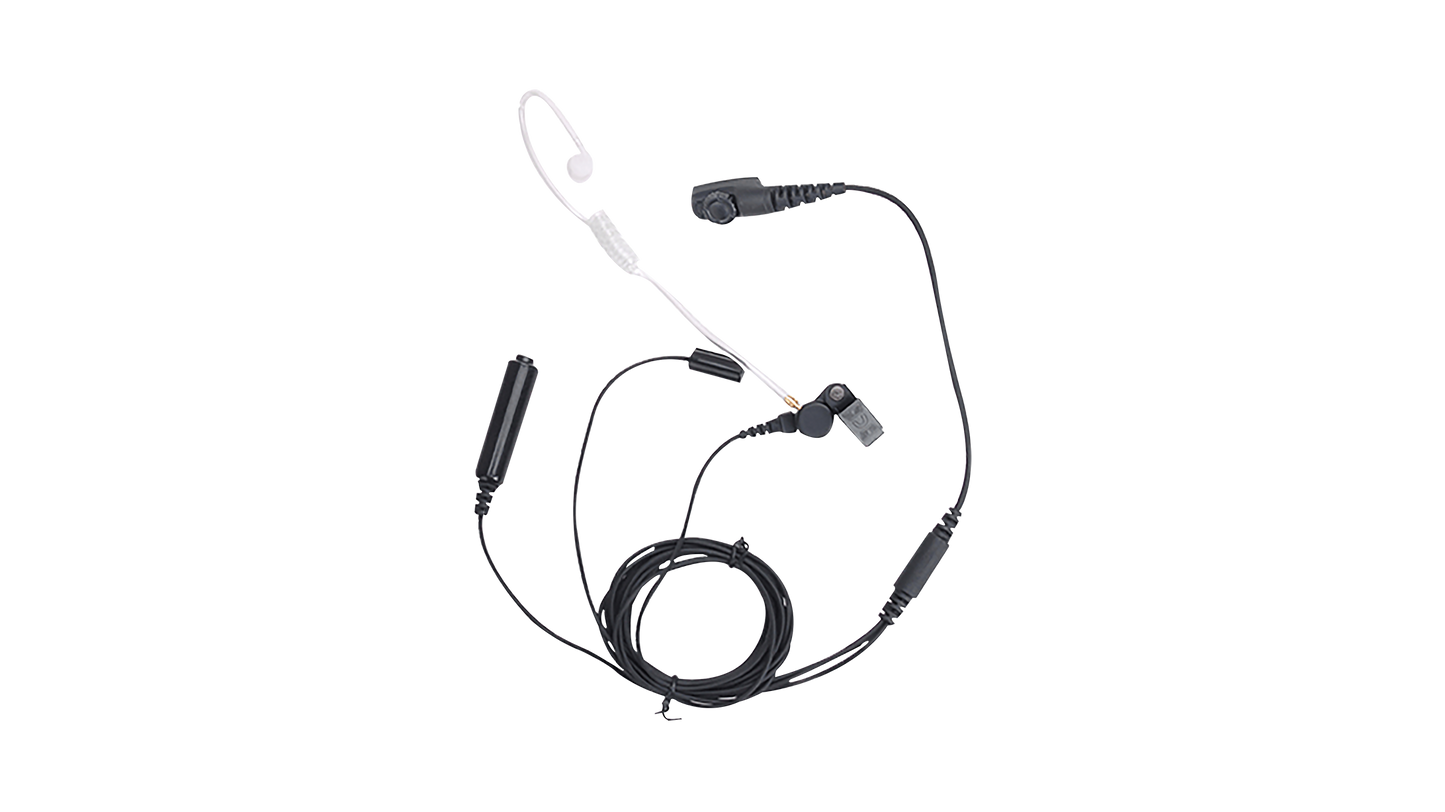 Hytera EAN18 Auricular de vigilancia negro con tubo acústico transparente para las series PD7, PD985 y PT5 Precio + iva