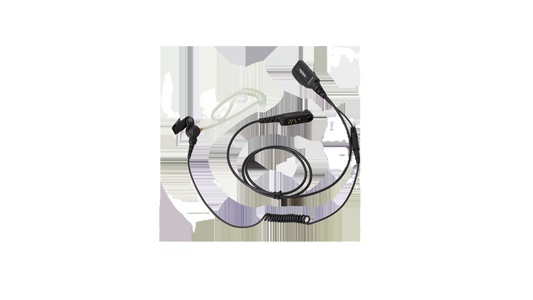 Hytera EAN22 Auricular negro con tubo acústico y PTT en línea desmontable - EOL, alternativa es ACN-02P para PD6 X1p Z1p Precio + iva