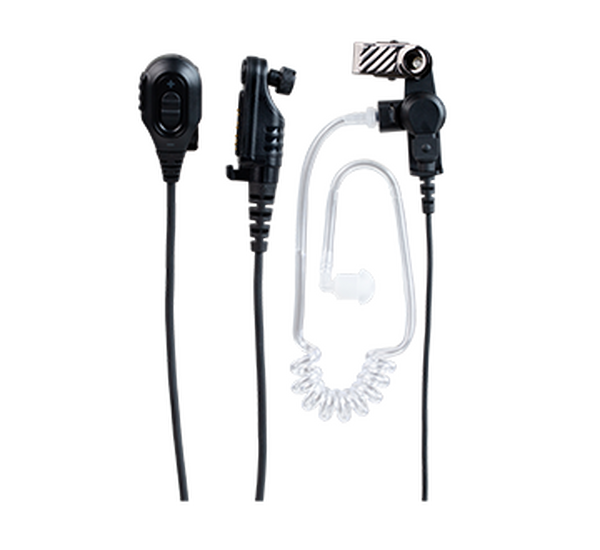 Hytera EAN24-P Auricular con tubo acústico y PTT en línea (negro) para las series HP5, HP6, HP7, PD6, X1 y PDC680, PDM680, PTC680, Z1p, PT590 Precio+ iva