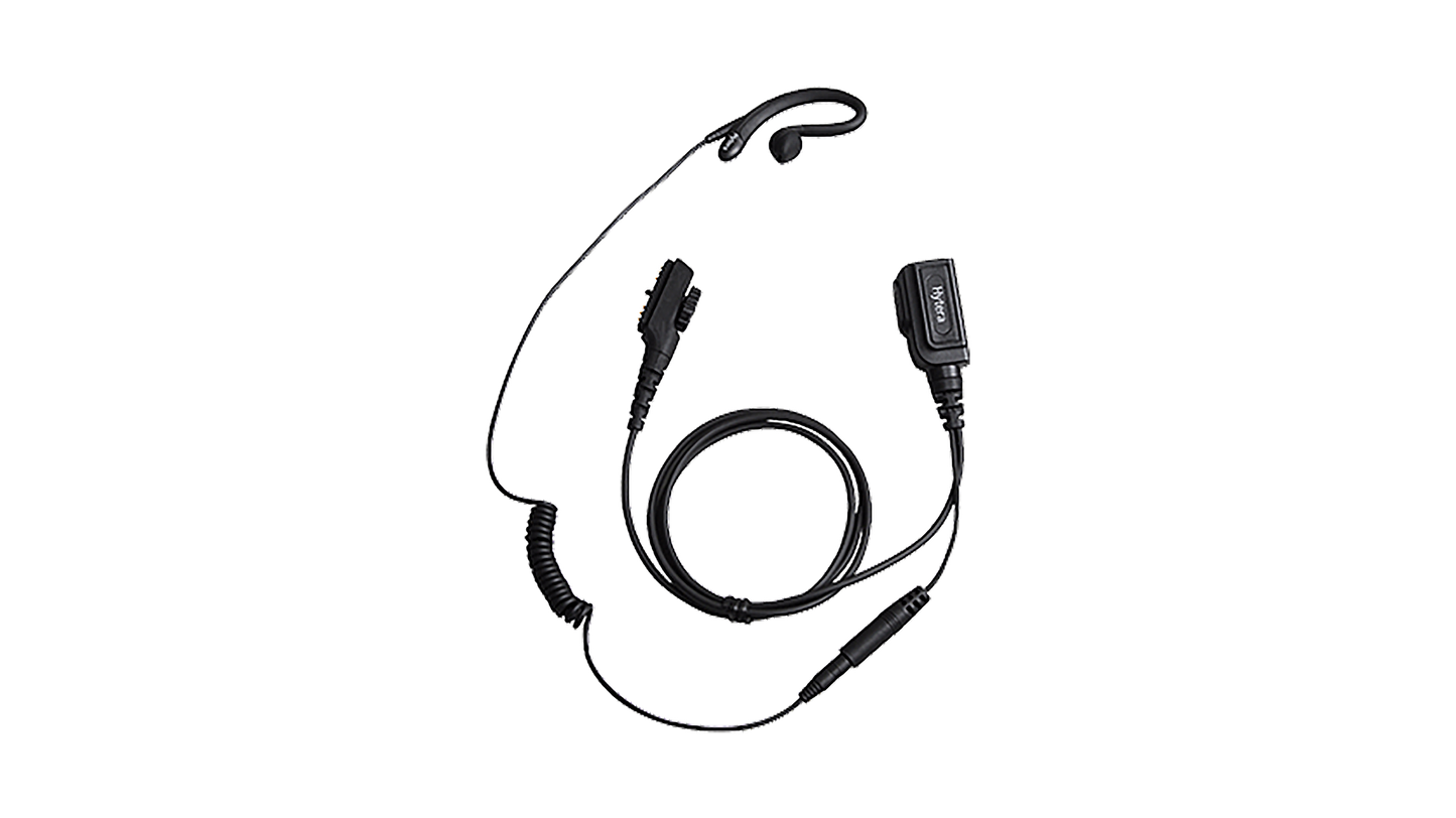 Hytera EHN16 Auricular desmontable estilo C con PTT en línea y micrófono (negro) para las series PD7, PD985, PT560H, PT580H Plus Precio + iva