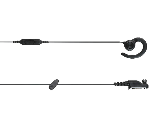 Hytera EHN35R-P Auriculares tipo C para oído derecho con micrófono en línea y PTT para la serie AP5/BP5 Precio +iva