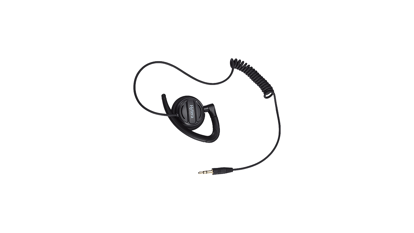 Hytera EH-02 Auricular giratorio, solo recepción, conector de audio de 3,5 mm para conectar con tipo de conector a equipo de radio (producto se vende por separado) Precio + iva