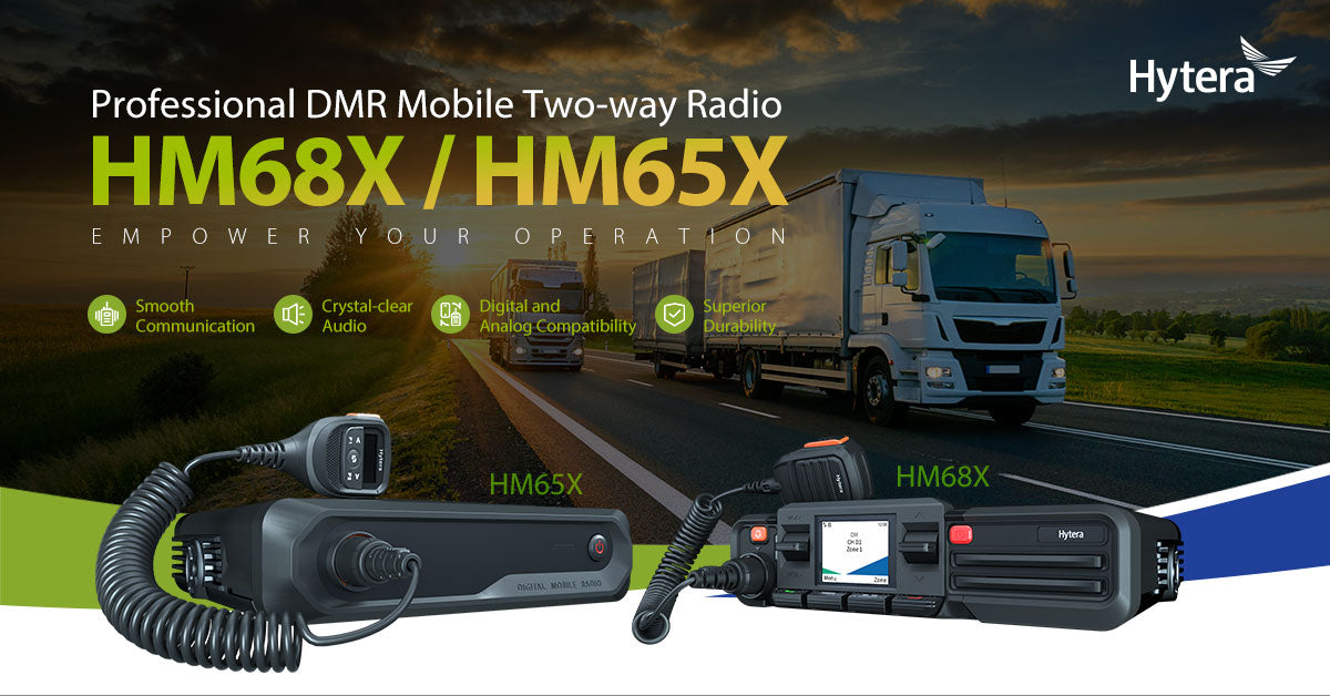 Hytera HM686H VHF 136-174MHz 512CH DMR Tier II Analogico 50W Radio móvil digital profesional High Power 5/45/50W GPS Bluetooth LCD screen Precio+iva