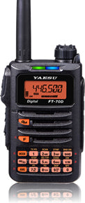 Yaesu FT-70DR Radio portátil de banda dual Analogico y Digital C4FM FDMA/FM 144/430 MHz 5W Precio +íva