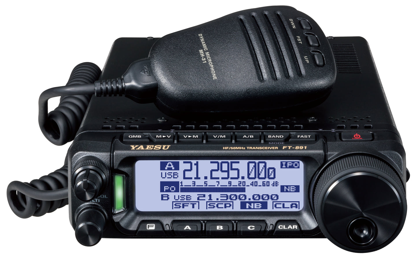 Yaesu FT-891 HF/50MHz 100W Compacto, liviano y con panel desmontable ¡Explora el Universo de la Radioafición! Precio +iva