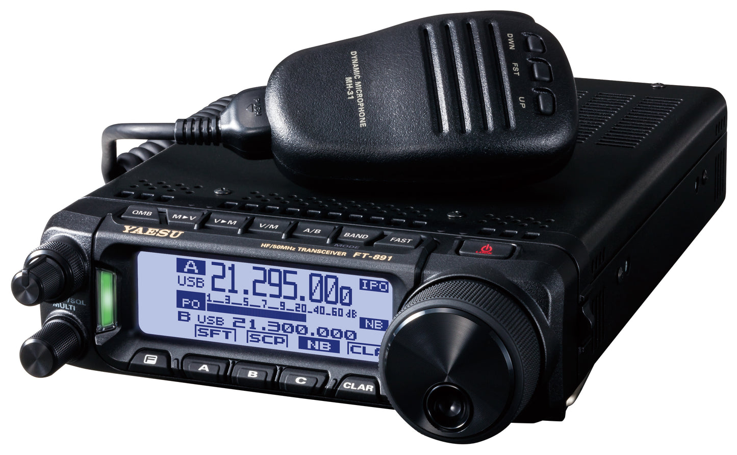 Yaesu FT-891 HF/50MHz 100W Compacto, liviano y con panel desmontable ¡Explora el Universo de la Radioafición! Precio +iva
