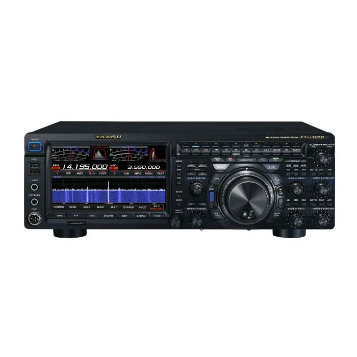 Yaesu FT-DX101D Equipo Base HF 100W 30 kHz a 75 MHz Modos de funcionamiento: CW, AM, SSB, FM, RTTY, PSK Gran pantalla en color con visualización del espectro y diagrama de cascada (A pedido) Precio +iva