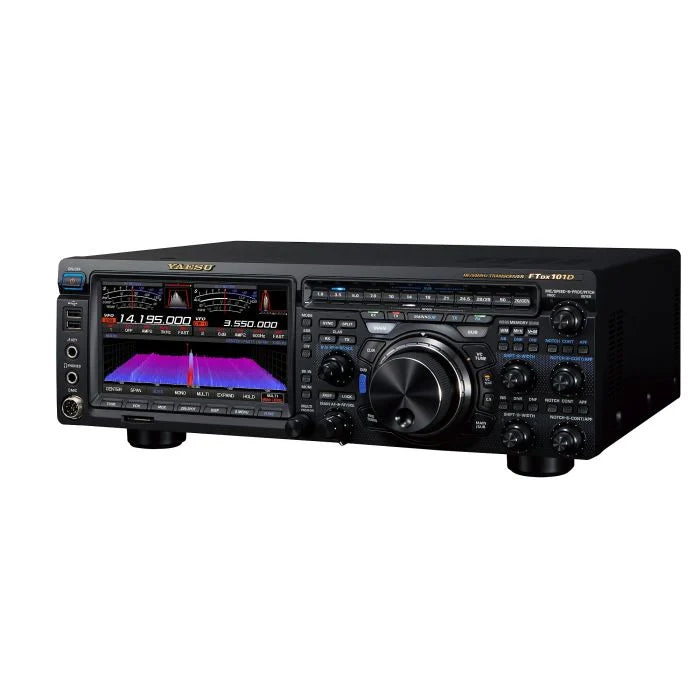 Yaesu FT-DX101D Equipo Base HF 100W 30 kHz a 75 MHz Modos de funcionamiento: CW, AM, SSB, FM, RTTY, PSK Gran pantalla en color con visualización del espectro y diagrama de cascada (A pedido) Precio +iva