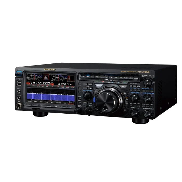 Yaesu FT-DX101D Equipo Base HF 100W 30 kHz a 75 MHz Modos de funcionamiento: CW, AM, SSB, FM, RTTY, PSK Gran pantalla en color con visualización del espectro y diagrama de cascada (A pedido) Precio +iva